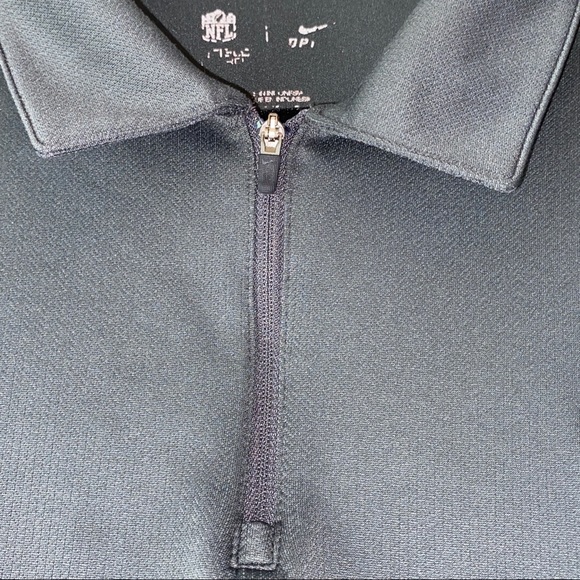 Nike Dri-Fit Dark Gray San Francisco 49ers Coach Style Polo - Picture 5 of 10